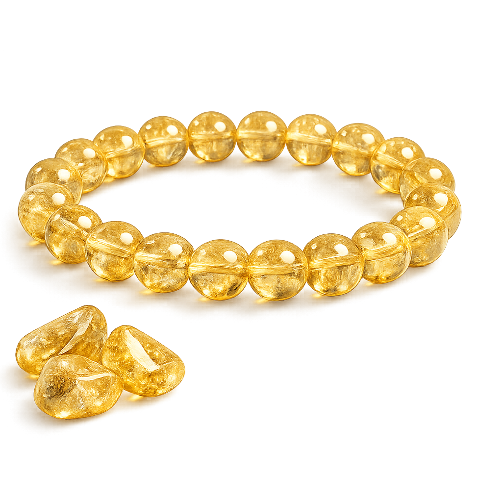 Citrine Bracelet — Crystal Bracelet on Jotishbani