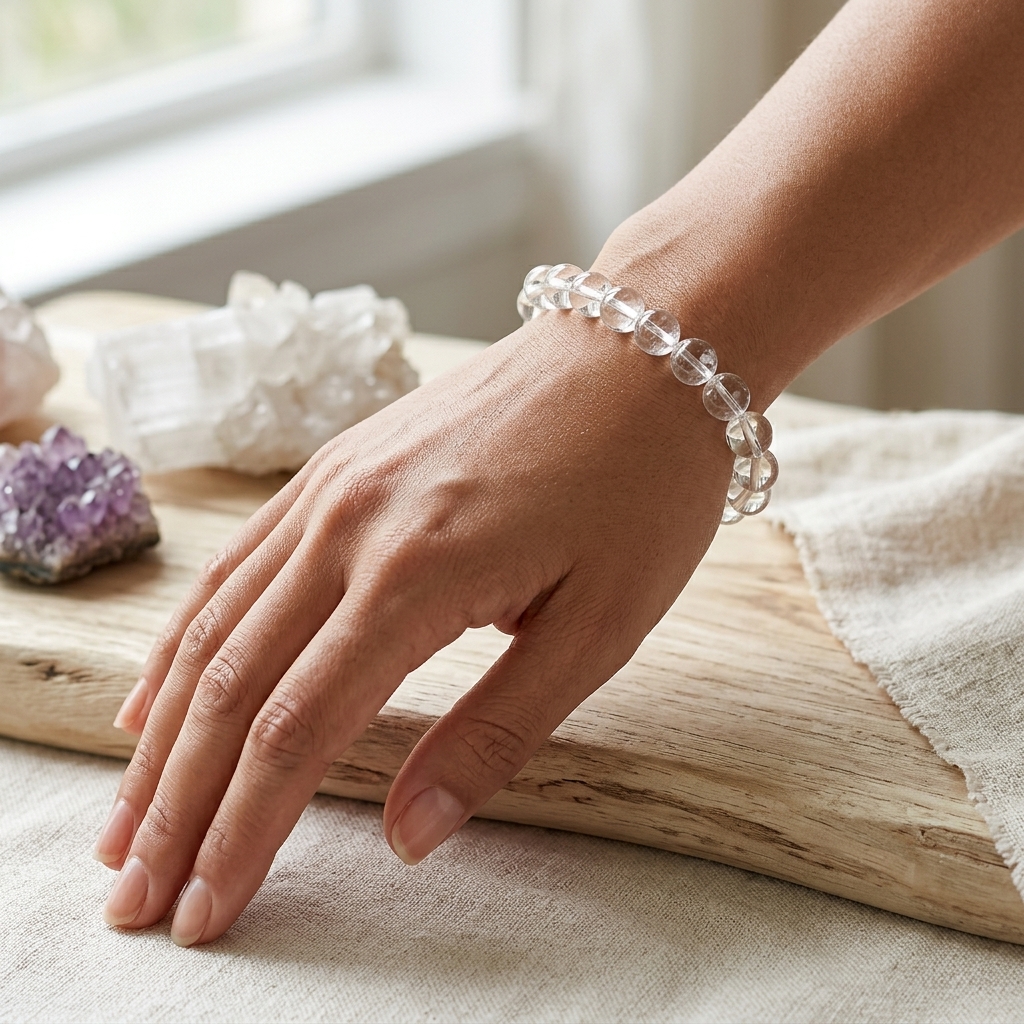 Clear Quartz Bracelet photo