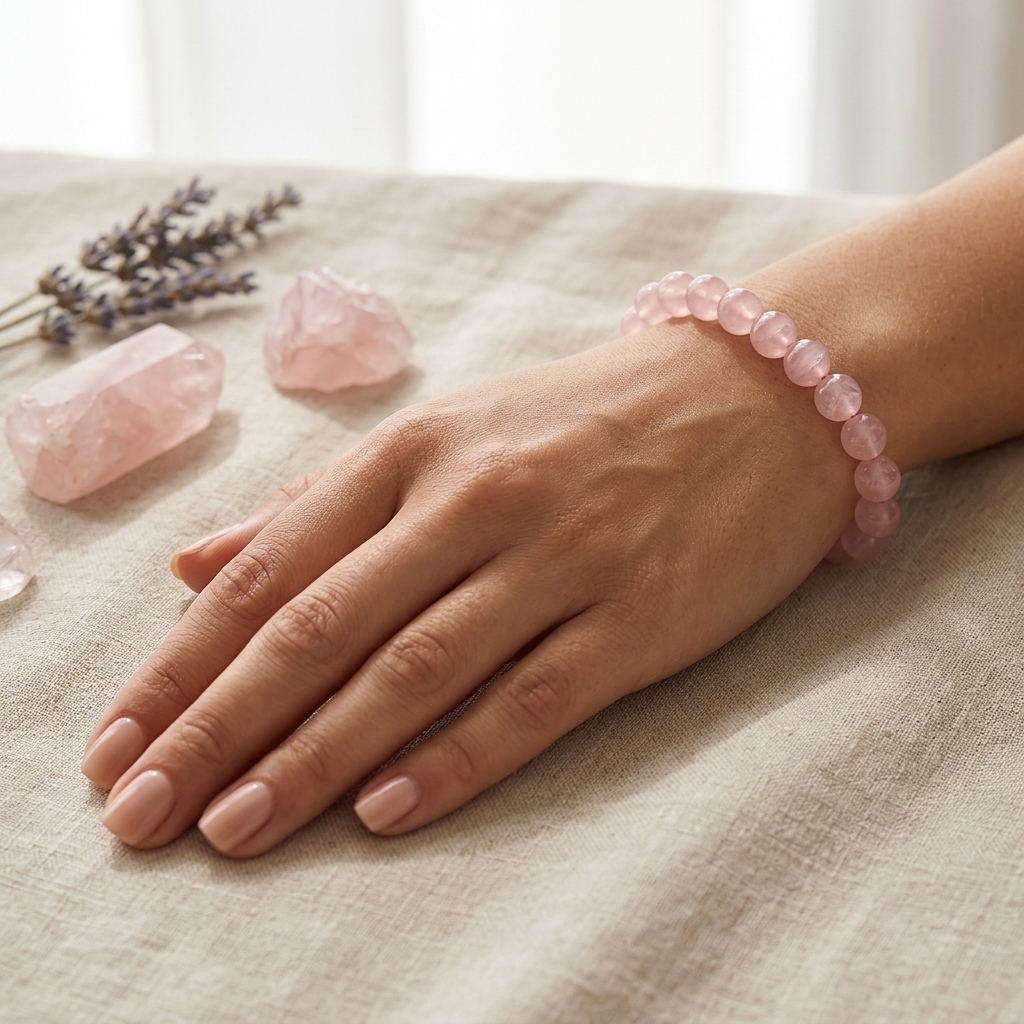 Rose Quartz Bracelet photo